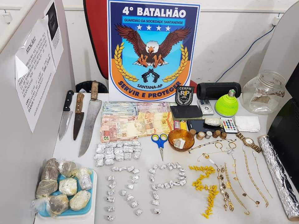 Mulher é presa por tráfico de drogas em Santana